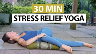 30 Min Stress Relief Yoga | Full Body Stretch to De-Stress