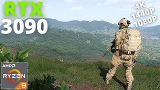 Arma 3: RTX 3090 + Ryzen 9 5950X | 4K, 1440p, 1080p Gameplay | Max Settings