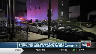 Cincinnati police say Flora Fest in Clifton Heights is canceled