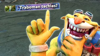 My team thought Techies Official was Traboman (Top 1 Techies Dota 2)