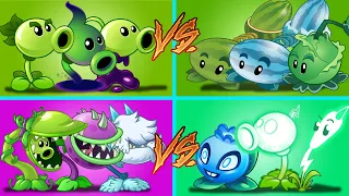 Plants Vs Zombies 2 Equipo Guisante Vs Lanzadores Vs Alcance Corto Vs Eléctrico