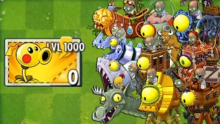 Every Random Premium Plants LEVEL 1000 Attack All Final Boss - Plants vs Zombies 2 Mod