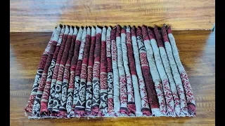 DIY: Doormat  / Rug  made of Old Bed Sheets {MadeByFate} #385