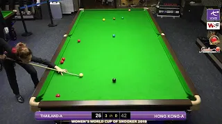 Thailand A vs Hong Kong A - Women's Snooker World Cup Final 2 (June 2019)