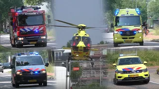 [MMT-inzet] Hulpdiensten met spoed naar een medische noodsituatie in Ridderkerk!