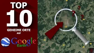 TOP 10 GEHEIME Orte auf Google Earth (Maps) | #realfacts | Accepteal