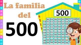 La familia del 500 | Aprende los números