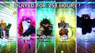 I PLAYED Anime Adventures For 253 HOURS And Got... (Anime Adventures Noob To Pro)