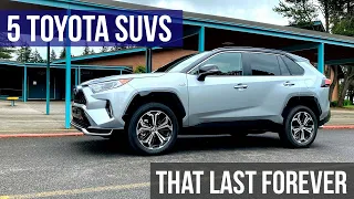 5 NEW TOYOTA SUVs that last over 200 000 MILES or even MORE