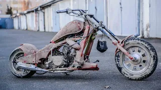 Restoration Abandoned HULK Chopper 125cc - Restore Mini Harley Chopper