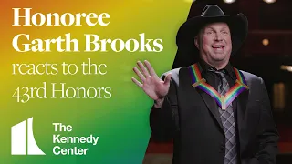 Garth Brooks Reacts to the 43rd Kennedy Center Honors
