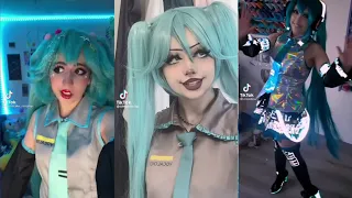 Miku tiktok cosplay and please like and subscribe