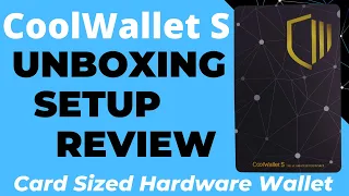 CoolWallet S - Unboxing, Setup & Review. Credit Card Sized Crypto Hardware Wallet BTC, Eth, LTC, XRP