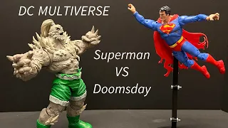 McFarlane DC Multiverse Gold Label Superman VS Doomsday Review