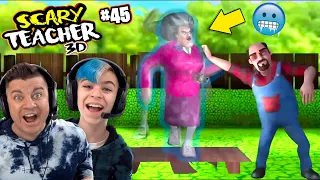 WE FROZE MISS T | Scary Teacher 3d NEW UPDATE!