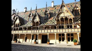 Beaune (Франция) и его знаменитый Hôtel-Dieu ceредины 15-го века