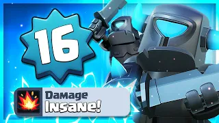 OVERPOWERED! LEVEL 16 MINI PEKKA CANNOT BE STOPPED! - Clash Royale