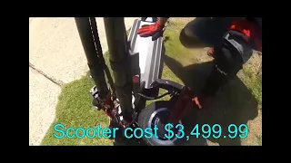 SHOKING ELECTRIC SCOOTER CRASH - ZERO 11X 🤯