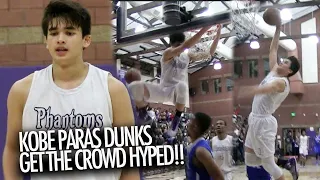 Kobe Paras DUNKS On Defenders! CROWD WAS HYPED For The ENTIRE GAME!