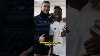 Cristiano Ronaldo Effect On Vinicius Jr Training Method 🤯#football #shorts