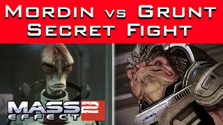 There's a HIDDEN Mordin vs Grunt Confrontation in Mass Effect 2