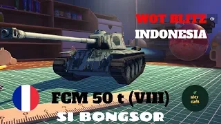 WOT BLITZ INDONESIA - SI BONGSOR, Cara Main Tank FCM 50 t (Map Oasis Palms)