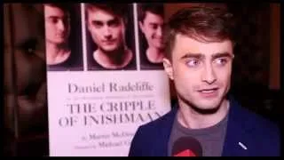 Daniel Radcliffe Celebrates His Return to Broadway in "The Cripple of Inishmaan" on Opening Night