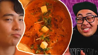 Uncle Roger's Butter Chicken - Pro Chef Reacts