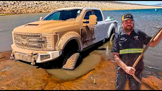 Lake Swallows Massive Super Duty!