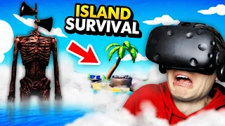 Hiding From SIREN HEAD On REMOTE ISLAND In VR (Island Time VR Funny Gameplay)