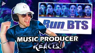 DIDNT I REACT TO THIS?! | Music Producer Reacts to BTS - Run BTS