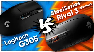 Logitech G305 VS SteelSeries Rival 3 Wireless!