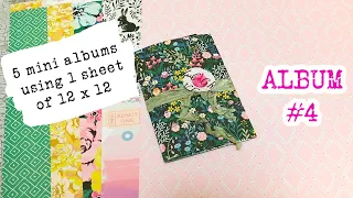 Mini Albums using 1 sheet of 12x12| #4 Folio Album 💛💕🌿