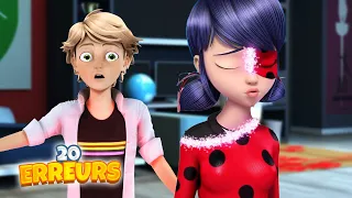 20  ERREURS QUE VOUS N'AVEZ PAS REMARQUÉES DANS Miraculous Les Aventures de Ladybug!