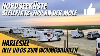 Wohnmobilhafen Harlesiel | Wohnmobilstellplatz an der Nordsee | Alle Tipps & Infos zum Stellplatz