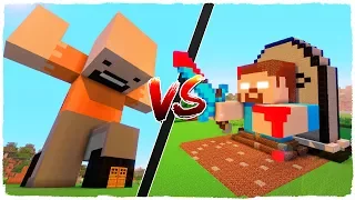 NOTCH house vs HEROBRINE house - MINECRAFT