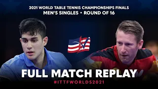 FULL MATCH | JHA Kanak (USA) vs FILUS Ruwen (GER) | MS R16 | #ITTFWorlds2021