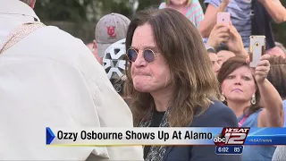 Ozzy returns to the Alamo