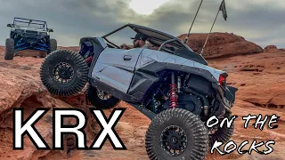 KRX 1000 Side by Side on 35 inch tires, Rock Crawling Sand Hollow