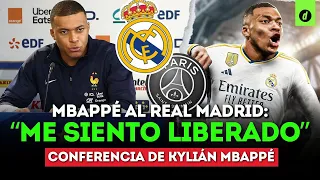 PRIMERA CONFERENCIA de MBAPPÉ como JUGADOR de REAL MADRID: "AGRADECIDO con FLORENTINO PÉREZ" | Depor