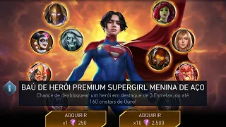injustice 2 mobile  Girl of steel  supergirl premium hero chest opening