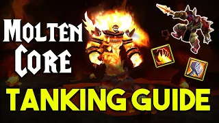 Molten Core Tanking Guide WoW Classic | Fury Prot Warrior Main Tank POV