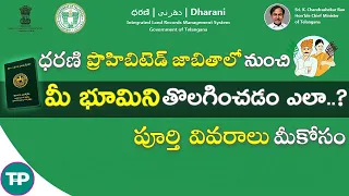 How To Apply Grievance For Prohibited Land in Dharani Website || Tech Patashala