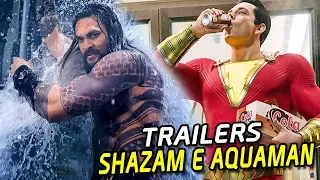 SHAZAM E AQUAMAN | TRAILER OFICIAL Legendado - React