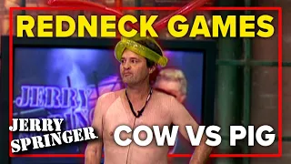 Redneck Games: Cow vs. Pig | Jerry Springer