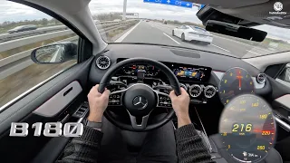 Mercedes B180 *W247* (136Hp) POV Test Drive on the Autobahn