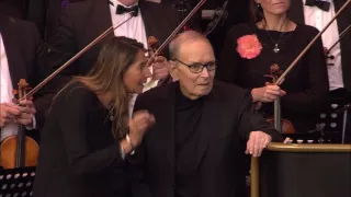 Ennio Morricone receives award in Ghent for 350.000 sold tickets