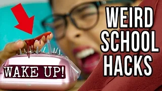 13 WEIRD School Hacks Every Student Should Know! NataliesOutlet
