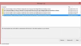 Vmware Fix : Network Bridge on Device VMnet0 is Temporary down