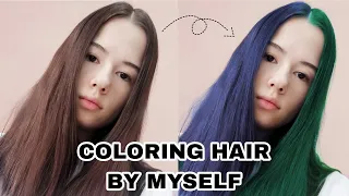 dying my hair for the first time *went wrong*